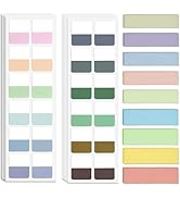 Potanro Small Sticky Notes Colourful Book Tabs Small Self Stick Pad for Office 1140 PCS Annotatio...