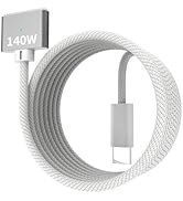 YBSGO 140W USB-C To Magnetic 3 Cable,6.6FT/2M Magnetic Charging Cable For MacBook Air 2024 M3 13/...