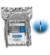 AAwipes Sticky Swab Gel ESD |2.0 mm Tipped Head, 10 Packs Blue, Medium Viscosity, Stainless Steel...