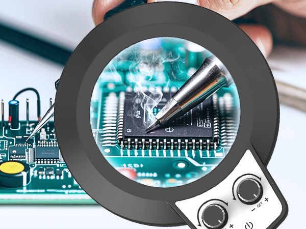 hands free magnifying glass with light magnifying glass light desk magnifying glass