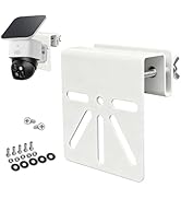 WiTi Gutter mount stainless steel bracket for Eufy SoloCam S340, E30/S330, No Drill Installation,...