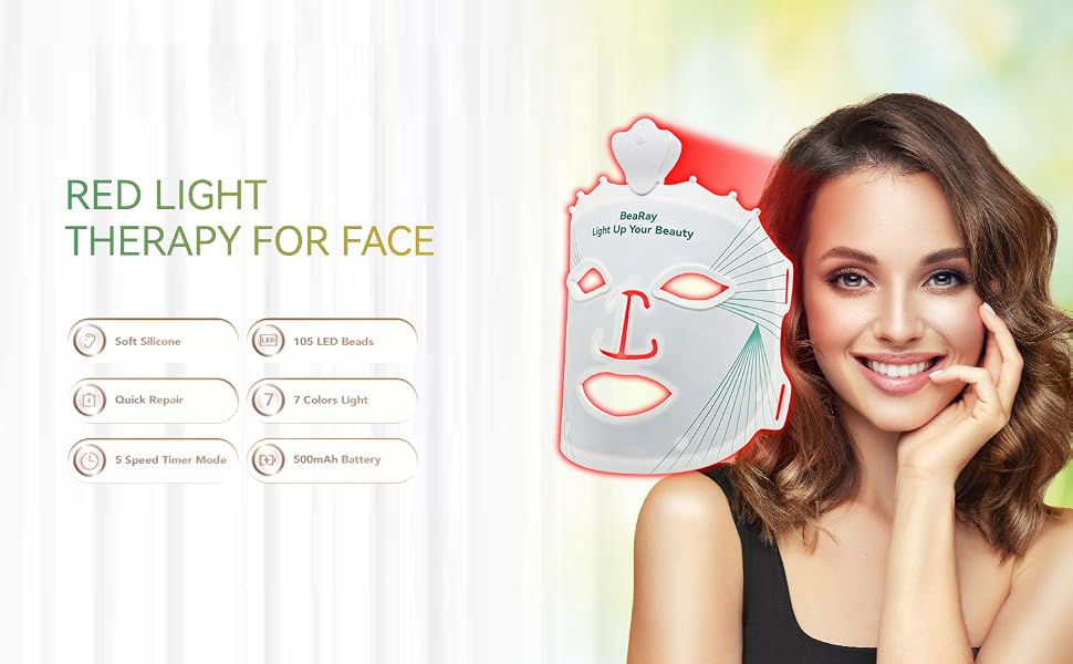 led mask light therapy