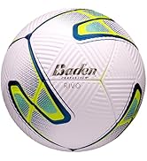Baden | Rivo | Perfection Match Soccer Ball | Seamless 12-Panel Thermal Bonded | Soft-Touch PU + ...