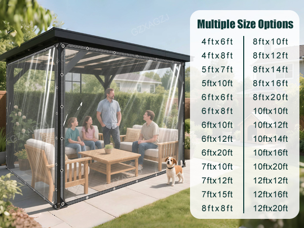 clear tarps heavy duty waterproof