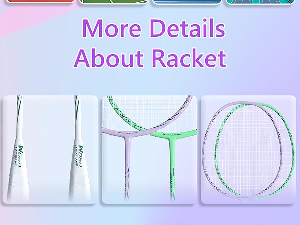 4 packs Badminton racket