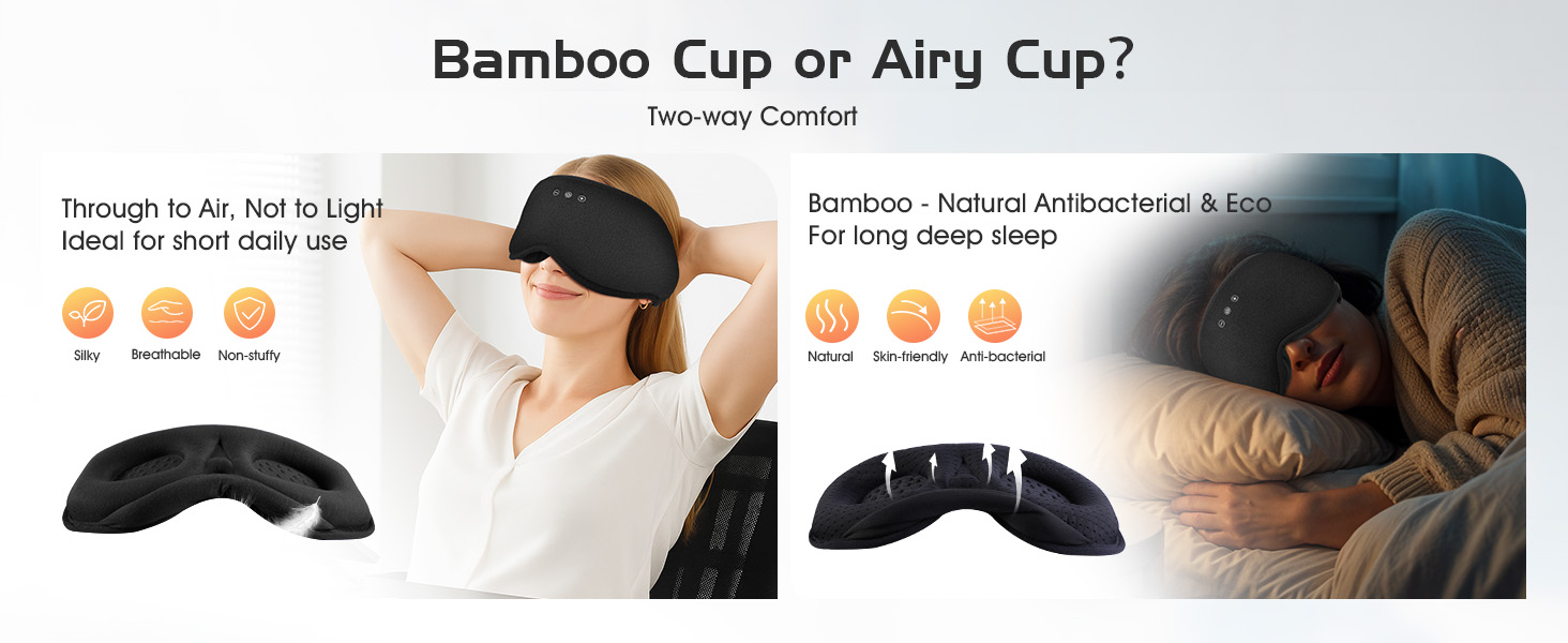  Sleep Mask with Bluetooth