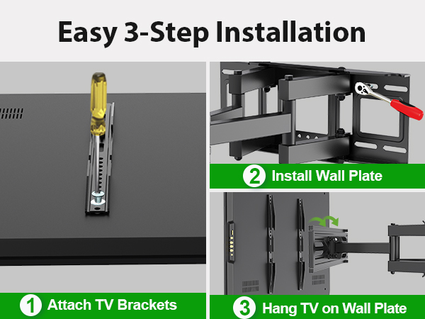 Swivel tv wall mount
