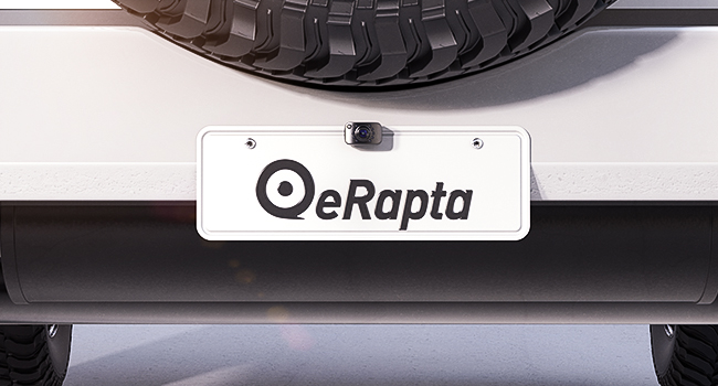 Double bracket backup camera