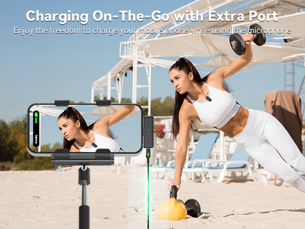 Recording and charging at the same time