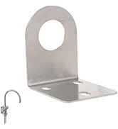 Angoily 1 Set Faucet Bracket, Wall Mounting Rack 1/2 Inch L Bracket Wrench Sink Holder Mounts Sta...