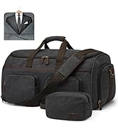 Garment Bag for Travel, S-ZONE Duffle Bag for Men Travel Convertible Suit Bags Carry on Luggage W...