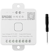 Gingsow 12-in-1 SP630E LED Controller, Bluetooth Music Sync App Control Support DC5-24V PWM Singl...