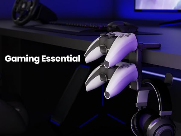 PC Gaming Headphone &amp;amp; Controller Holder