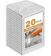 20 Pcs New Upgrade 3-Layer Metal Dish Cloth, No Scratches Wire Cleaning Cloth , Reusable Multipur...