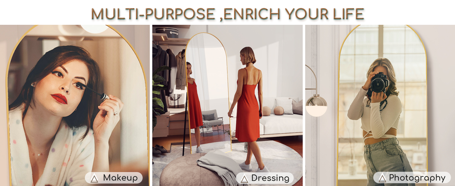 arch mirror full length