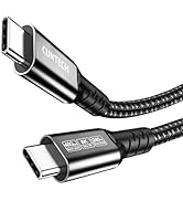 USB-C to USB-C 240W Fast Charging Cable 6.6ft, 40Gbps Data Transfer, USB C 8K/4K Video Monitor Ca...