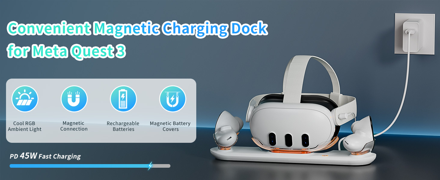 Charging Dock for Meta Quest 3