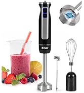 COMMERCIAL CHEF Immersion Blender, Multi-Purpose Immersion Hand Blender with Stainless Steel Blad...
