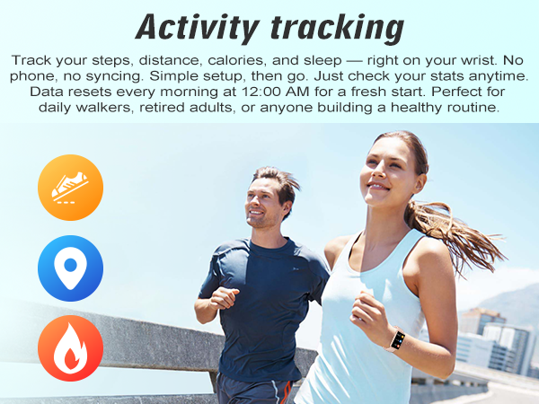 Fitness Tracker No Bluetooth No APP No Phone Needed