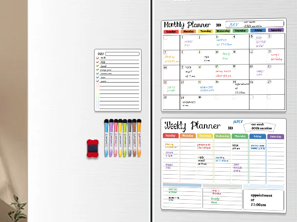 Magnetic Dry Erase Calendar