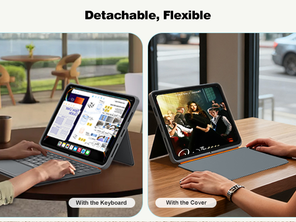 Flexible Detachable keyboard case