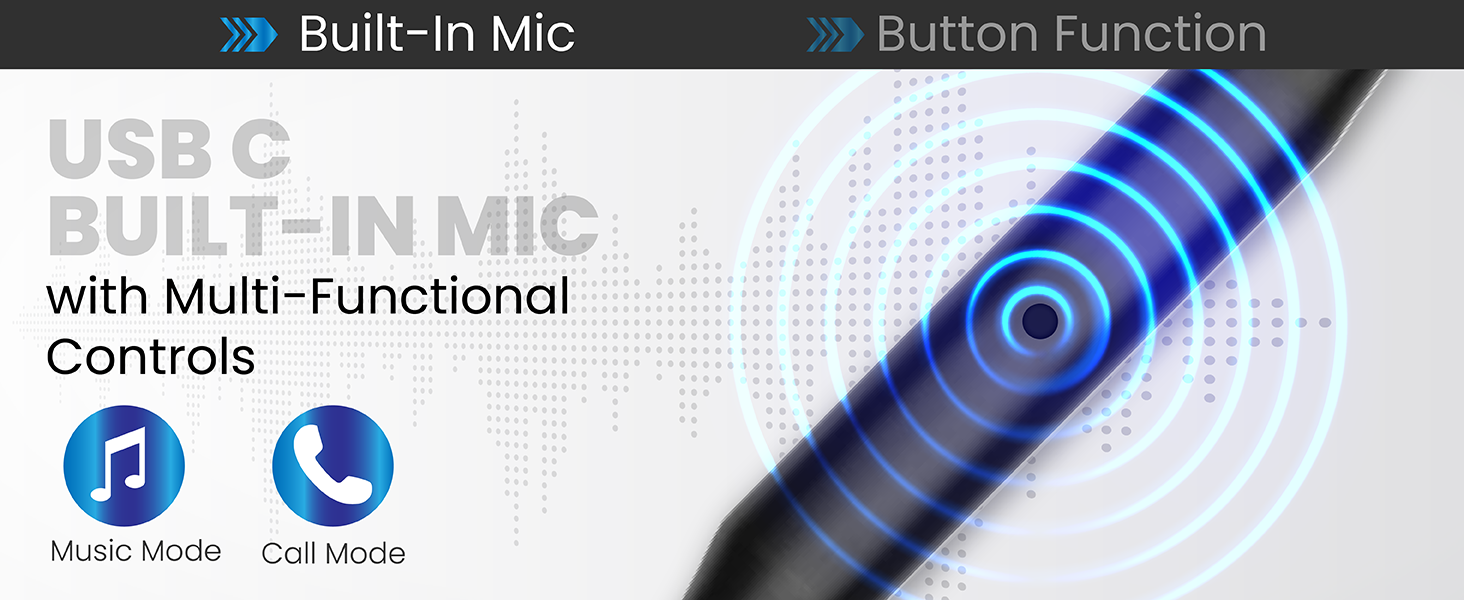 USB C built in mic