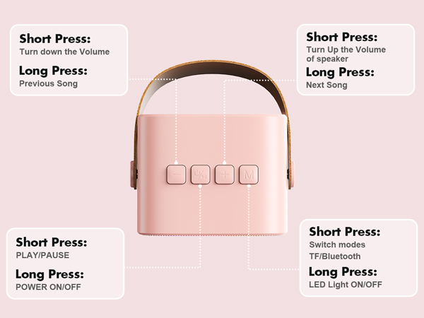 Mini Karaoke Machine Portable