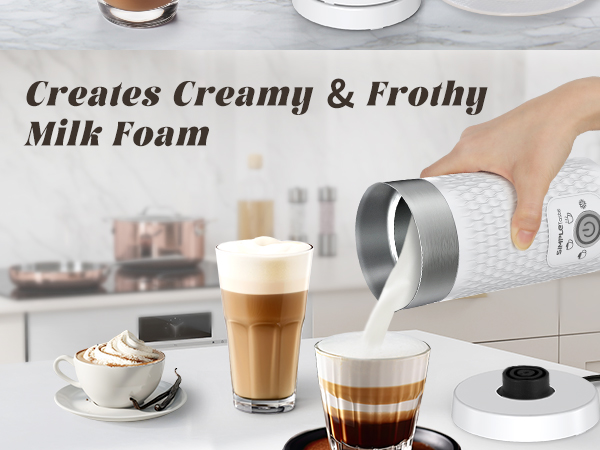 Creates Creamy&amp;amp;Frothy Milk Foam