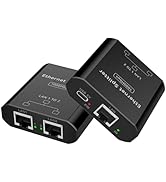 PVBCTCSID Ethernet Splitter 1 to 2 1000Mbps High-Speed Internet Splitter LAN Splitter Ethernet Sw...