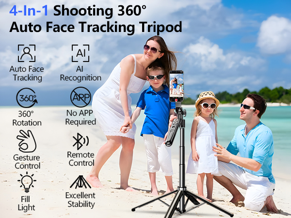 auto face tracking tripod