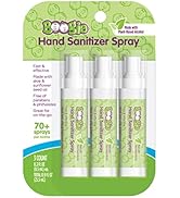 Hand Spray by Boogie Wipes, Plant Based, Made with Aloe &amp; Sunflower Seed Oil, 3 Count (Pack of 1)