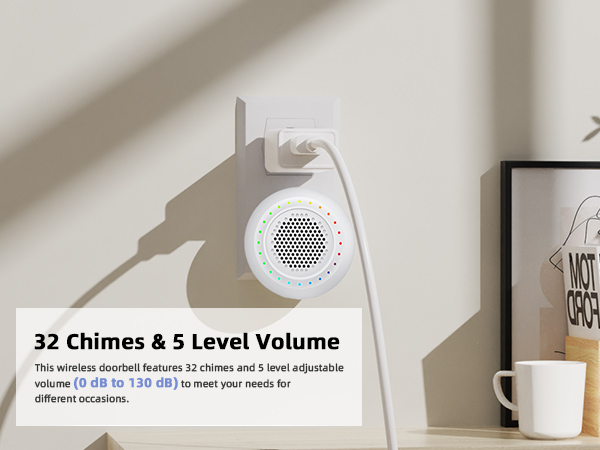 32 Chimes &amp;amp; 5 Level Volume