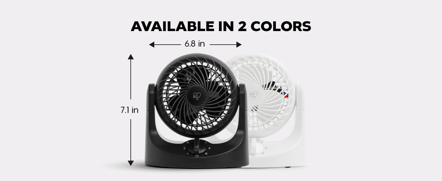 WOOZOO desk fan, mini table fan, portable, back to school, dorm, college