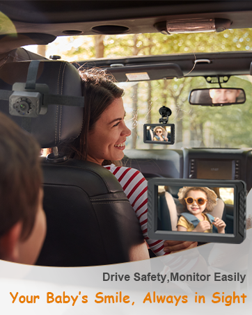 baby monitor car,baby camera car,baby camera monitor for car,camera for baby in carinfant car camera