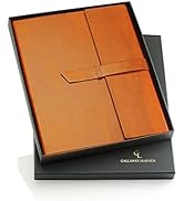 GALLAWAY LEATHER Padfolio Portfolio Folder – Slim Portfolio Folio Organizer Holder for Letter Leg...