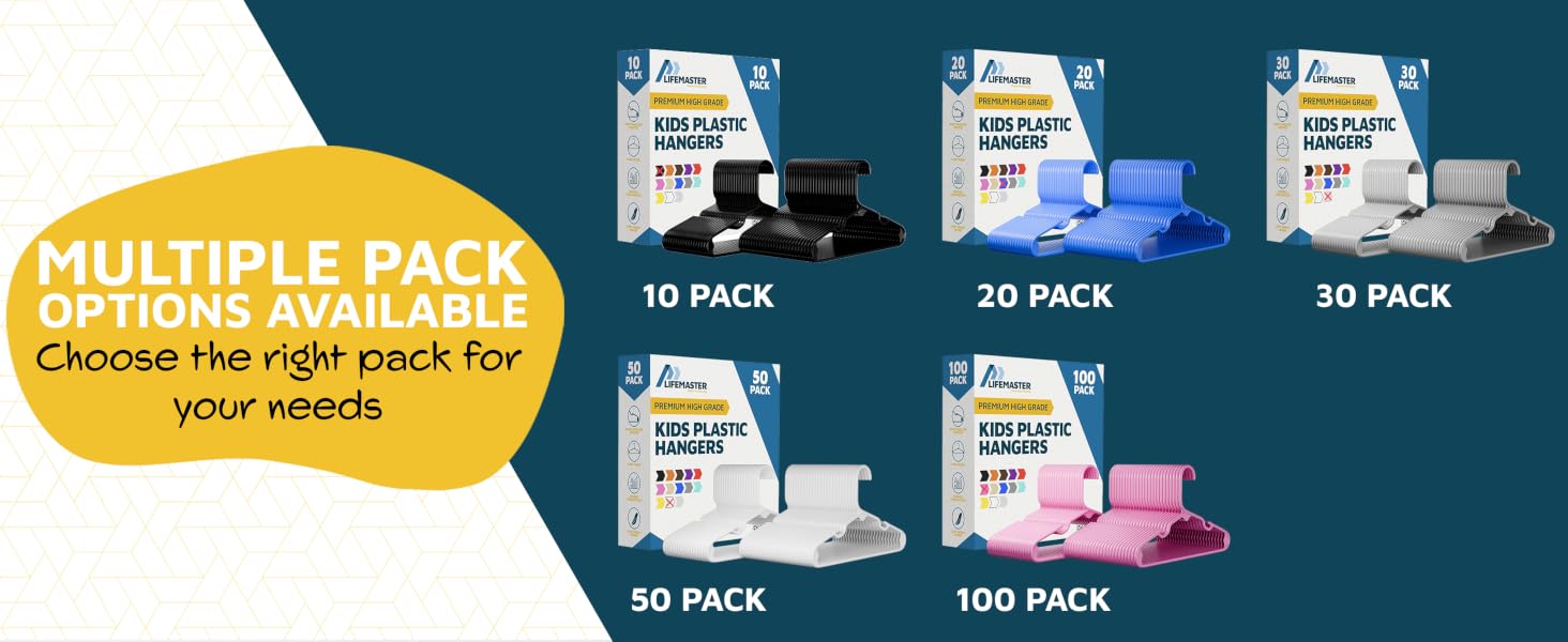MULTIPLE PACK OPTIONS AVAILABLE