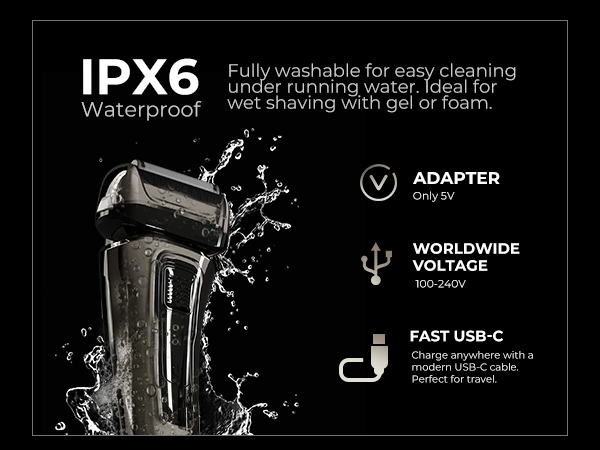 IPX6 &amp; Fast USB-C Charge