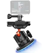 K&F Concept Magnetic Camera Mount for GoPro Hero 13/12/11/10/9 Black, DJI Osmo Action 5 Pro/4/3/2...