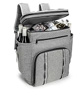 Simaixing Backpack Coolers Insulated Leak Proof, 45 Cans Beach Cooler Backpack, Large Capacity Ic...