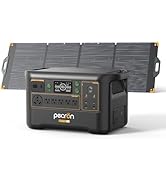Pecron Portable Power Station F3000LFP with 200W Solar Panel*1, 3072Wh Solar Camping Generator ca...