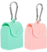 FOMIYES 2pcs Rubber Coin Purse Wallet Keychain Silicone Change Pouch Coin Holders Mini Coin Stora...