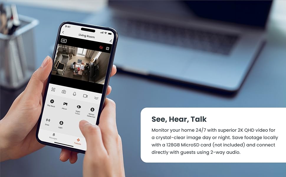 Feit Electric smart doorbells have two-way audio.