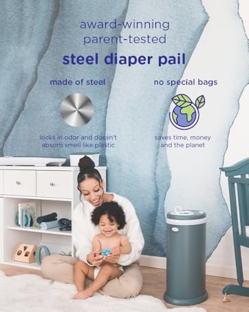 Ubbi steel diaper pail