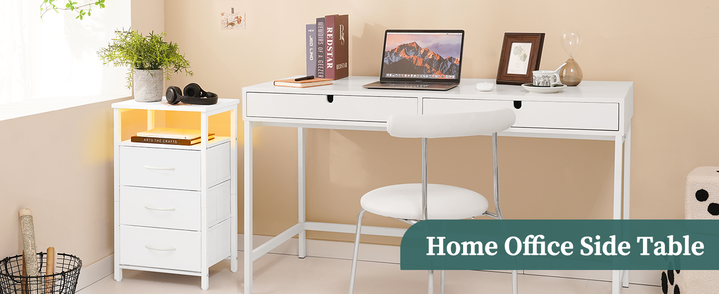 nightstand with charging station