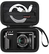 Canboc Camera Case for Canon PowerShot G7 X Mark II/ G7X Mark III Digital 4K Vlogging Camera