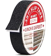 QILIMA Anti Slip Grip Tape, Waterproof Outdoor Grip Tape for Stairs, Stair Grips Non Slip for Ska...