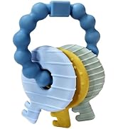 Baby Keys Teether Toys,Silicone Teething Toys for 3+ Months,Teething Keys Toy for Infants-Soft &amp; ...