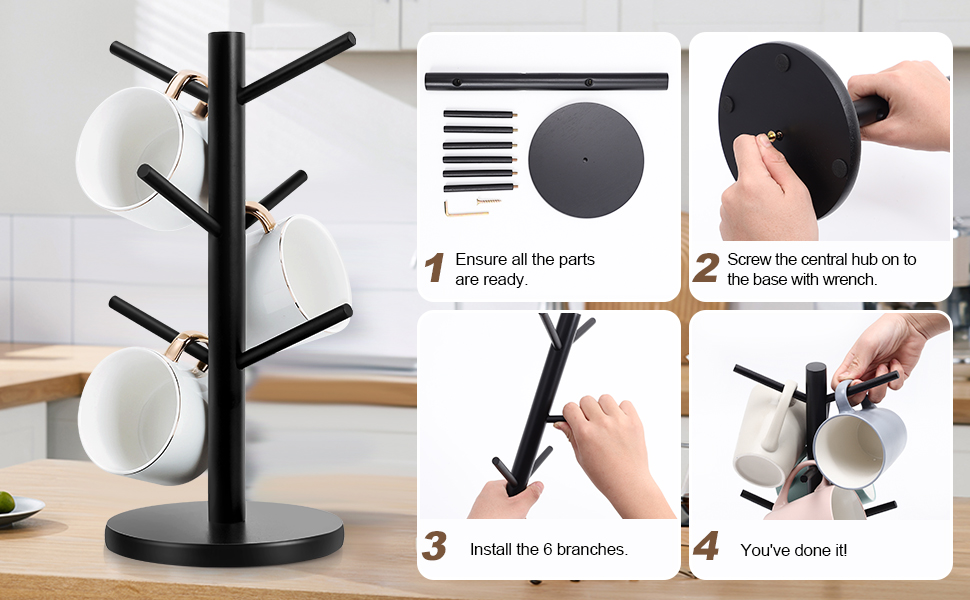 Coffee Tree Mug Holder