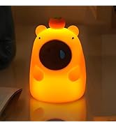 ZSYZDL Capybara shapel Night Light,Touch-Sensitive Adjustment of Brightness,USB TYPC-C,Soft LED B...