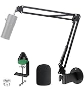YOUSHARES Razer Seiren X Wall Mount Boom Arm - Wall Mount Microphone Holder for Razer Seiren X Mi...